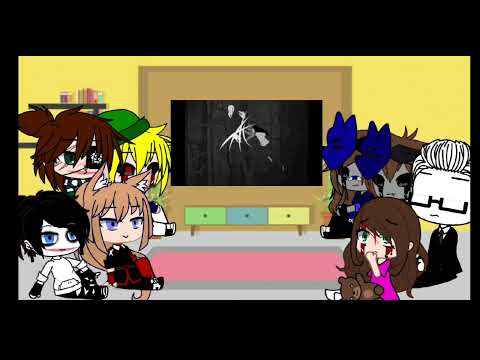 Видео: реакция крипипасты на видео: битва Слендера против Джеффа.