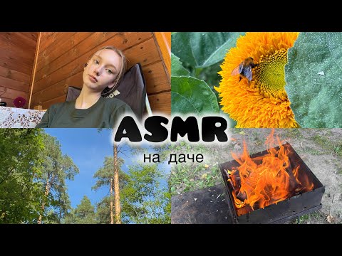 Видео: АСМР НА ДАЧЕ 2 🏠/ Asmr at the dacha 2 🍃