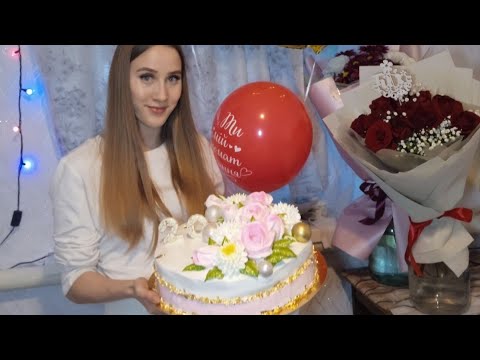 Видео: Тортик на юбилей нашей любимой Анечки!!!