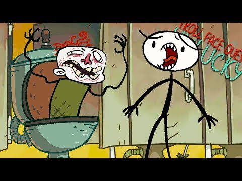 Видео: ТРОЛЛИМ НЕУДАЧИ! Веселая игра Troll Face Quest Unlucky от Cool GAMES