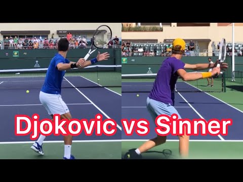 Видео: Сравнение ударов справа Новака Джоковича и Янника Синнера (с объяснением техники тенниса)