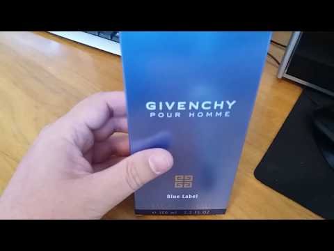 Видео: Givenchy Pour Homme Blue Label как отличить оригинал