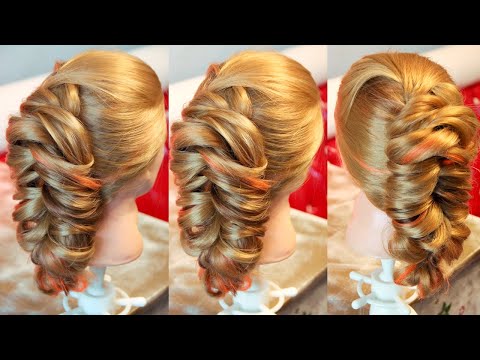 Видео: Ложная коса наизнанку | Идея Даши | Hairstyles by REM #hairstyles