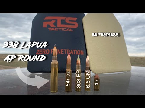 Видео: Может ли бронежилет уровня 4 RTS остановить бронебойный снаряд калибра .338 Lapua?