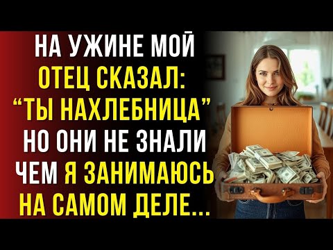 Видео: «Ты нахлебница, убирайся» - сказал отец за праздничным столом, я забрала все их деньги…