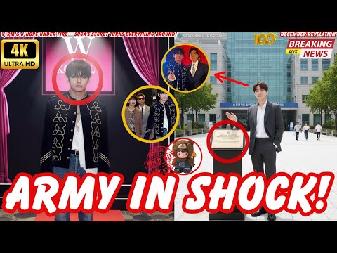 Видео: АРМИ в шоке! V, RM и J Hope раскритиковали, но декабрьское заявление SUGA меняет всё!