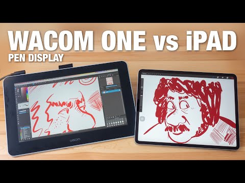 Видео: Wacom One против iPad