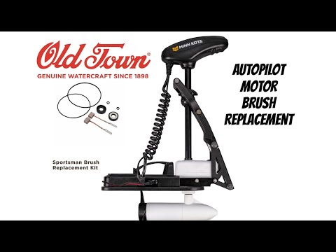 Видео: Замена щёток троллингового мотора Minn Kota | Рыболовный каяк Old Town AutoPilot