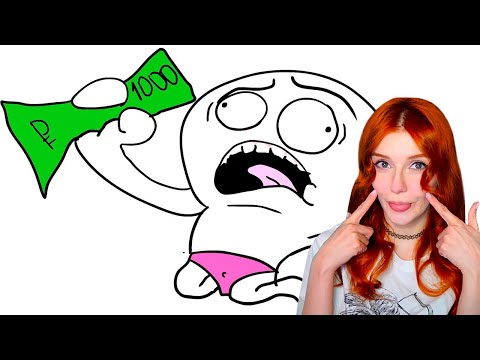 Видео: Как выжить на 1000 рублей? Добряк (Dobryak) Реакция