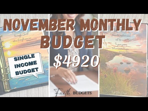 Видео: Ежемесячный бюджет на ноябрь 2025 г. | Бюджет для одиноких супругов | Жизнь после развода | 4920 ...