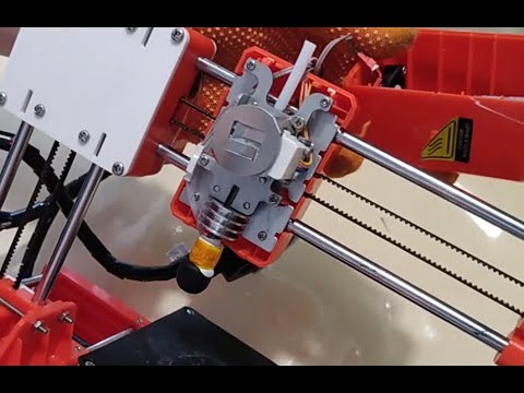 Видео: EasyThreed хотенд с Volcano соплом и Mk8 хит бриком