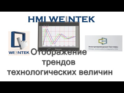 Видео: HMI Weintek. Отображение трендов технологических величин