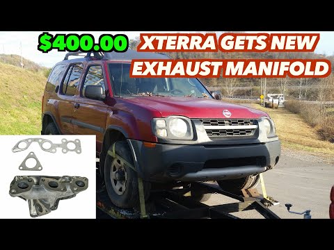 Видео: Xterra 3.3 Установите новый выпускной коллектор — пассажирская сторона