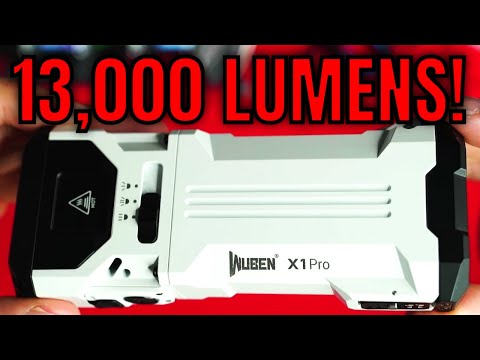 Видео: У этого фонарика есть вентилятор?! Обзор Wuben X1 Pro