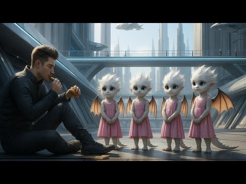 Видео: Ветеран ждал один… пока четверо драконят не сказали: «Мама опоздала» | научная фантастика