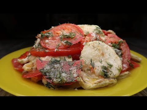 Видео: Нереальная вкуснятина из кабачков. Не просто вкусно, а очень вкусно! Кабачки с помидорками.