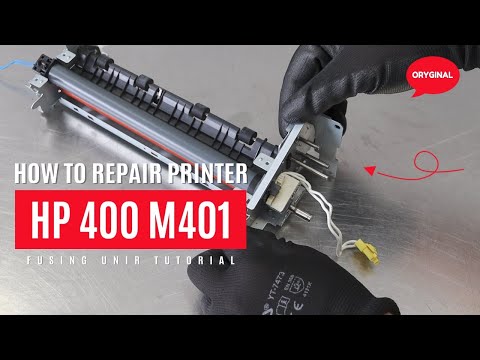 Видео: Фьюзер HP LaserJet 400 Pro m401 m425 Замятие бумаги в зоне тонера