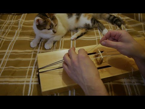 Видео: Изготовление струн для тальхарпы, йоухикко, гудка или лиры из нейлоновой мононити.