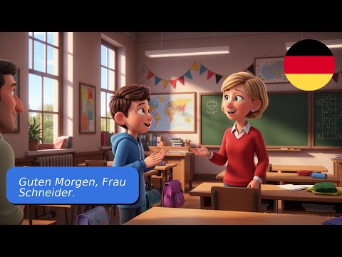 Видео: 10 простых диалогов на немецком языке (А1–А2) | Немецкий для начинающих | В школе