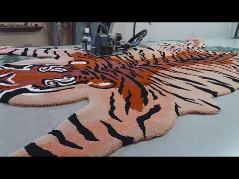 Видео: Изготовление ковра от "А" до "Я".Hand tufted carpet.