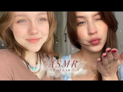 Видео: АСМР Макияж с Подружкой ♡ Коллаб с @marieassmr