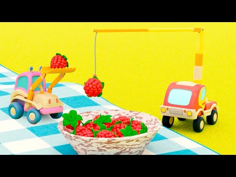 Видео: Машинки Мокас 🚕 Урожай 🚙 Развивающие мультфильмы для детей про машинки 🚗