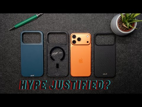 Видео: Чехлы Mous для iPhone 17 Pro Max, безграничные, прозрачные, супертонкие