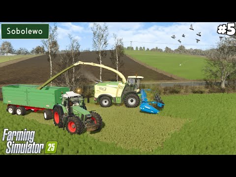 Видео: Сбор травы и заготовка сена | Sobolewo | Farming Simulator 25 | Эпизод 5