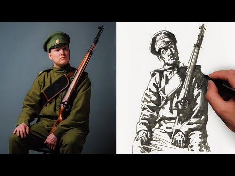 Видео: «ПОРТРЕТНЫЙ НАБРОСОК МАРКЕРОМ» Видео-урок от Василия Аникина | Онлайн-школа Akademika