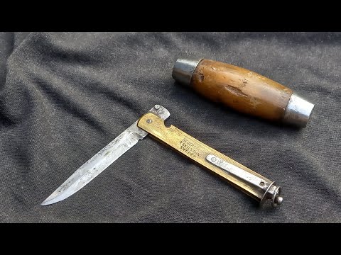Видео: Нож-бочка, что внутри? Как устроен шведский нож-бочонок? barrel-knife