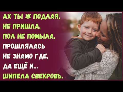 Видео: Ах ты ж подлая, не пришла пол не помыла, прошлялась не знамо где, да ещё и... шипела свекровь.