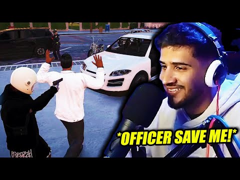 Видео: Эй-Джей получает пулю прямо перед полицейским управлением Мэриленда от Дэнни! | Prodigy RP | GTA RP