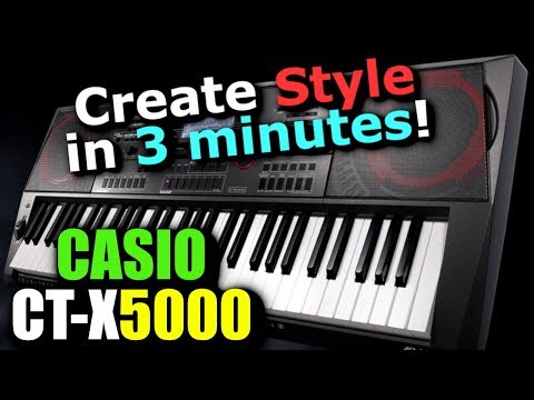 Видео: Casio CT-X5000 | Создайте ОРИГИНАЛЬНЫЙ стиль за 3 минуты!
