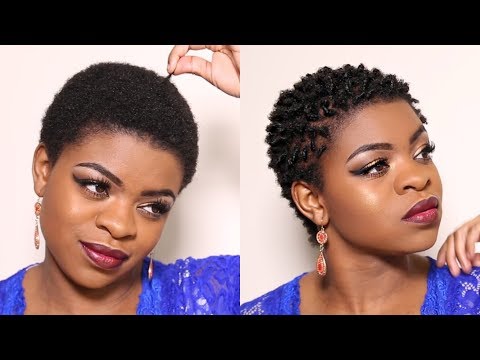 Видео: 3 месяца после большой стрижки!!! + использую губку, чтобы накрутить волосы (TWA)