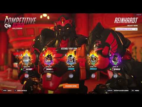 Видео: LHCLOUDY Райнхард GOD Overwatch 2 Сезон 18 Топ 500