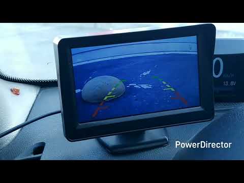 Видео: Камера заднего вида с монитором на любой автомобиль