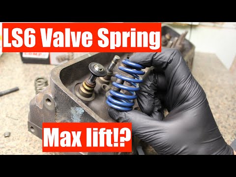 Видео: Клапанные пружины LS6 на головках SBC Vortec