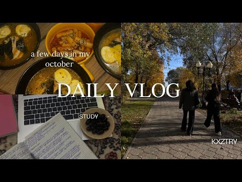 Видео: daily vlog: октябрьские будни🪔