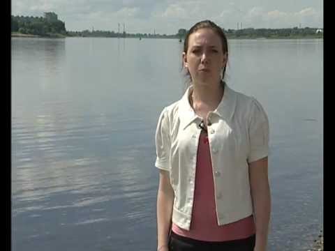 Видео: Мужчина и подросток пытались переплыть Волгу