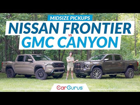 Видео: GMC Canyon Denali 2023 года против Nissan Frontier PRO-4X 2023 года