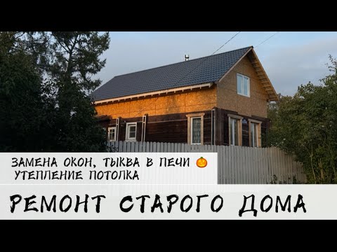 Видео: ДОМ В ДЕРЕВНЕ | ПРЕОБРАЖАЕМ СЕНИ | МЕНЯЕМ ОКНА| ГОТОВИМ В ПЕЧИ | ПОХОД В МАГАЗИН | УТЕПЛЕНИЕ ПОТОЛКА