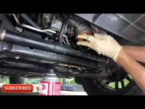 Видео: Nissan Titan или Armada и QX56: Течь масла из-под масляного фильтра