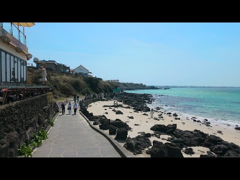 Видео: Красивая прибрежная тропа в Корее | Пешая тропа Чеджу Хандам