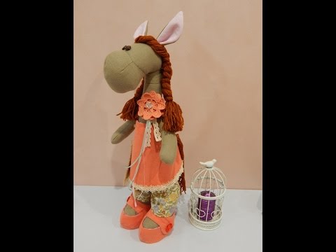Видео: ♥♥ Текстильная игрушка ♥ ЛОШАДКА ♥♥