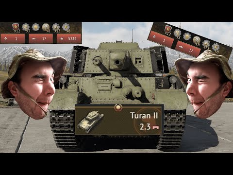 Видео: Заставляю новичков страдать в Вар Тандер #warthunder - Танк Turan 2