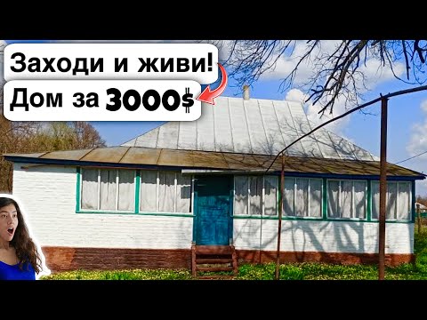 Видео: 🇺🇦 Заходи и живи! Дом в селе за 3000$ Продажа недвижимости за копейки Всё есть. Уютное тихое село!