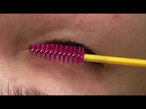 Видео: Наращивание ресниц схема кукла-лиса,объём 5-7д