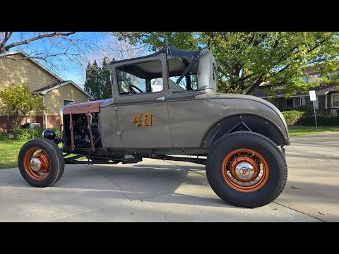 Видео: Ford Model A Sport Coupe Hot Rod 1930 года продаётся в магазине Daily Driver в Форт-Коллинзе, шта...