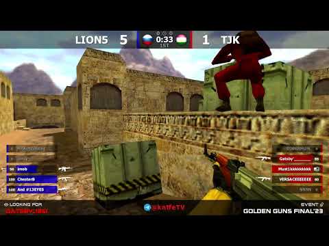 Видео: CS 1.6 LAN-турнир Golden Guns - 5 львов (Москва) vs TJK (Таджикистан)