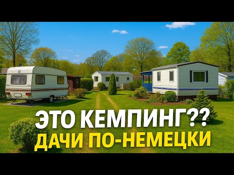 Видео: 🇩🇪 Это точно Германия? Кемпинг или настоящие дачи? Удивительный участок в лесу! РУМ-ТУР по дачам